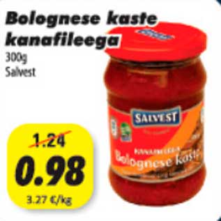 Allahindlus - Bolognese kaste kanafileega, 300g