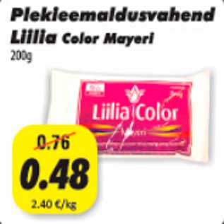 Allahindlus - Plekieemaldusvahend Liilia Color Mayeri, 200g