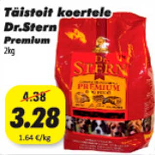 Allahindlus - Täistoit koertele Dr.Stern Premium, 2kg