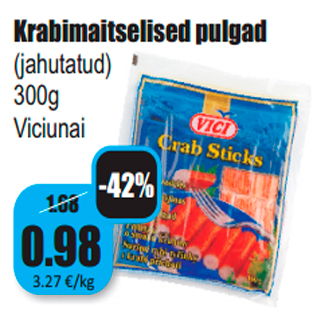 Allahindlus - Krabimaitselised pulgad