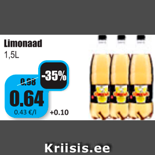 Allahindlus - Limonaad 1,5L