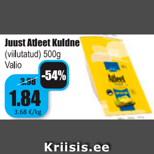 Allahindlus - Juust Atleet Kuldne