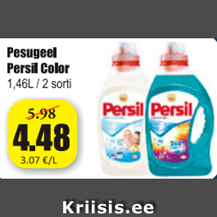 Allahindlus - Pesugeel Persil Color