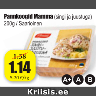 Allahindlus - Pannkoogid Mamma