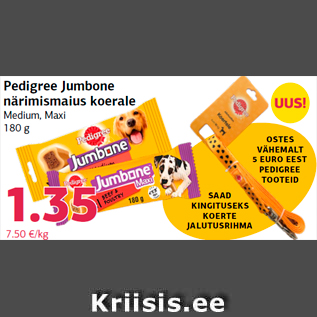 Allahindlus - Pedigree Jumbone närimismaius koerale