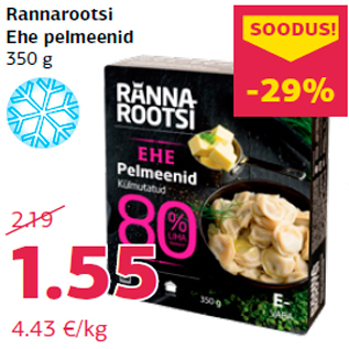 Allahindlus - Rannarootsi Ehe pelmeenid 350 g