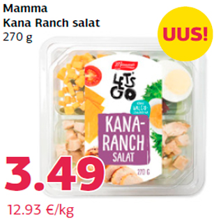 Allahindlus - Mamma Kana Ranch salat 270 g