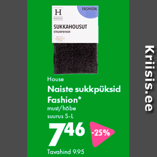 Allahindlus - House Naiste sukkpüksid Fashion*