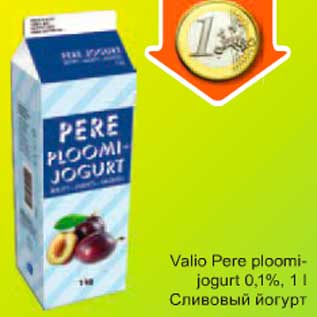 Allahindlus - Valio Pere ploomijogurt 0,1%, 1l