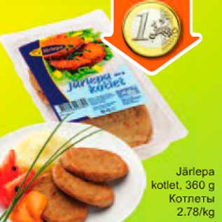 Allahindlus - Järlepa kotlet, 360g