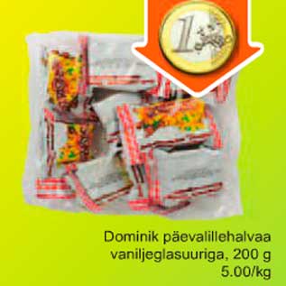 Allahindlus - Domikin päevalillehalvaa vaniljeglasuuriga, 200g