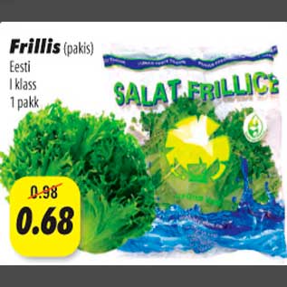 Allahindlus - Frillis (pakis) Eesti I klass 1 pakk