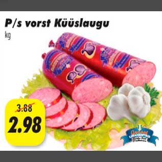 Allahindlus - P/s vorst Küüslaugu, kg