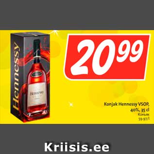 Allahindlus - Konjak Hennessy VSOP