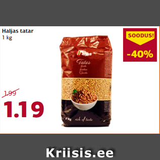 Allahindlus - Haljas tatar 1 kg