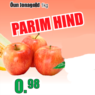 Allahindlus - Õun Jonagold 1kg