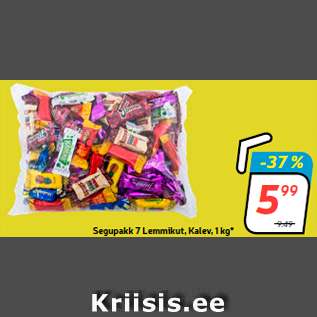 Allahindlus - Segupakk 7 Lemmikut, Kalev, 1 kg*