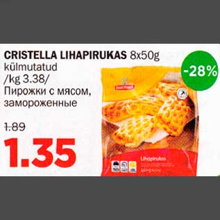 Allahindlus - CRISTELLA LIHAPIRUKAS 8x50g külmutatud