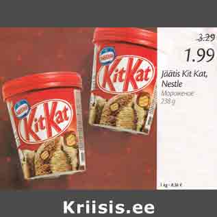 Allahindlus - Jäätis KitKat, Nestle