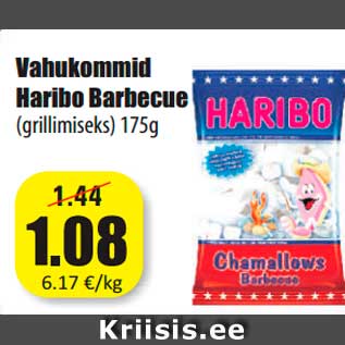 Allahindlus - Vahukommid Haribo Barbecue