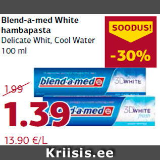 Allahindlus - Blend-a-med White hambapasta