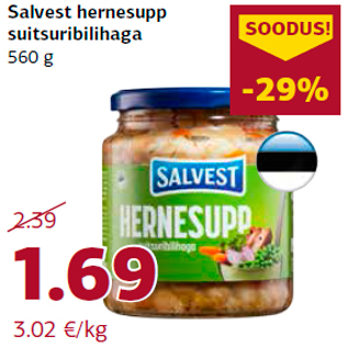 Allahindlus - Salvest hernesupp suitsuribilihaga 560 g