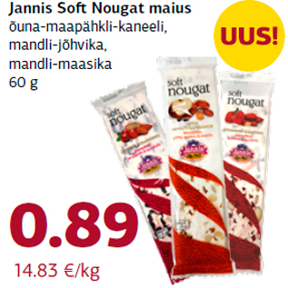 Allahindlus - Jannis Soft Nougat maius