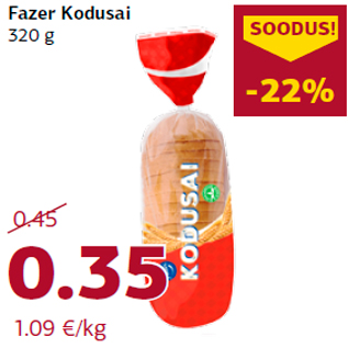 Allahindlus - Fazer Kodusai 320 g