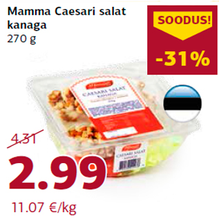 Allahindlus - Mamma Caesari salat kanaga 270 g