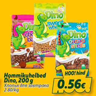 Allahindlus - Hommikuhelbed Dino, 200 g