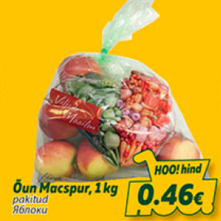 Allahindlus - Õun Macspur, 1 kg