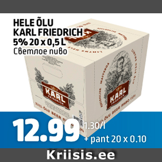 Allahindlus - HELE ÕLU KARL FRIEDRICH