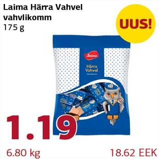 Allahindlus - Laima Härra Vahvel vahvlikomm 175 g