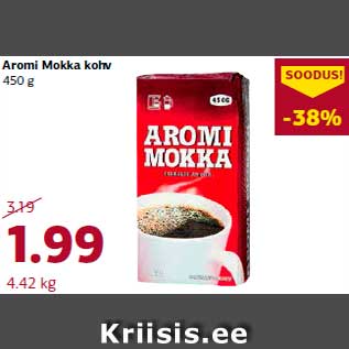 Allahindlus - Aromi Mokka kohv 450 g