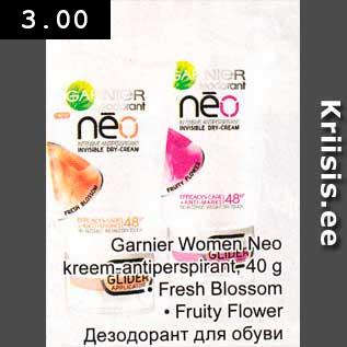 Allahindlus - Garnier Women Neo kreem-antiperspirant