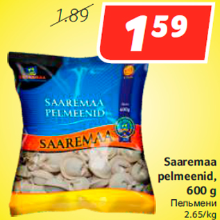 Allahindlus - Saaremaa pelmeenid, 600 g