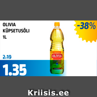 Allahindlus - Olivia küpsetusõli 1 kg