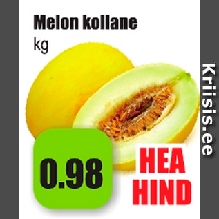 Allahindlus - Melon kollane kg