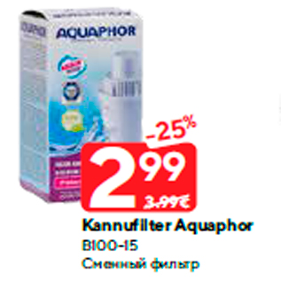 Allahindlus - Kannufilter Aquaphor