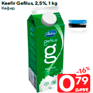 Allahindlus - Keefir Gefilus, 2,5%, 1 kg