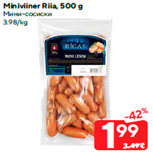 Allahindlus - Miniviiner Riia, 500 g