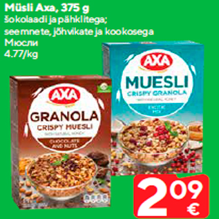 Allahindlus - Müsli Axa, 375 g