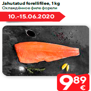 Allahindlus - Jahutatud forellifilee, 1 kg