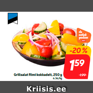 Allahindlus - Grillsalat Rimi kokkadelt, 250 g