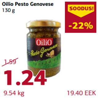 Allahindlus - Oilio Pesto Genovese