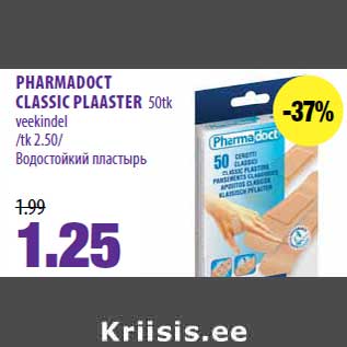 Allahindlus - PHARMADOCT CLASSIC PLAASTER