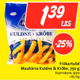 Allahindlus - Friikartulid Maahärra Kuldne & Krõbe, 750 g