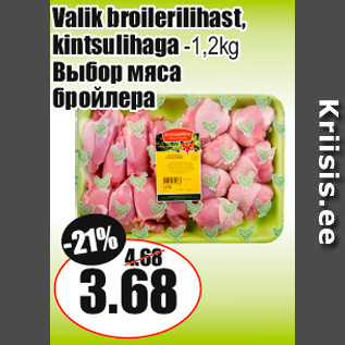 Allahindlus - Valik broilerilihast, kintsulihaga -1,2kg