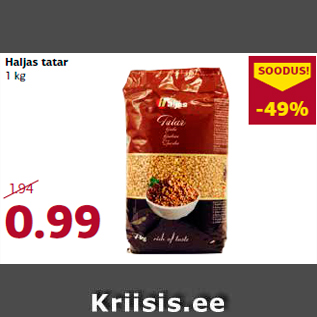 Allahindlus - Haljas tatar 1 kg