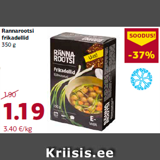 Allahindlus - Rannarootsi frikadellid 350 g